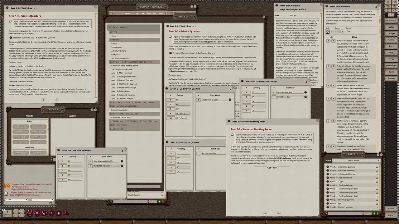 Fantasy Grounds - Dungeon Crawl Classics Lankhmar #11: The Rats of Ilthmar Screenshot 3