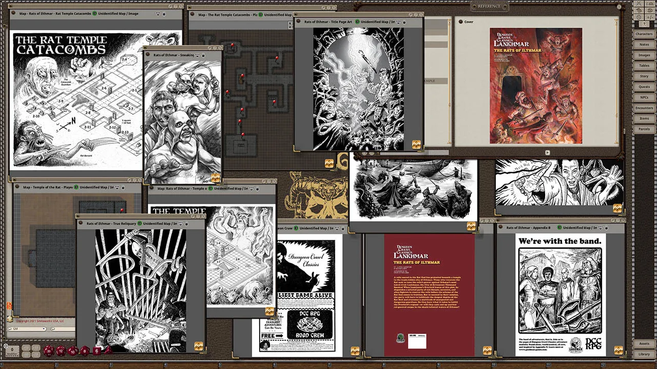 Fantasy Grounds - Dungeon Crawl Classics Lankhmar #11: The Rats of Ilthmar Screenshot 4
