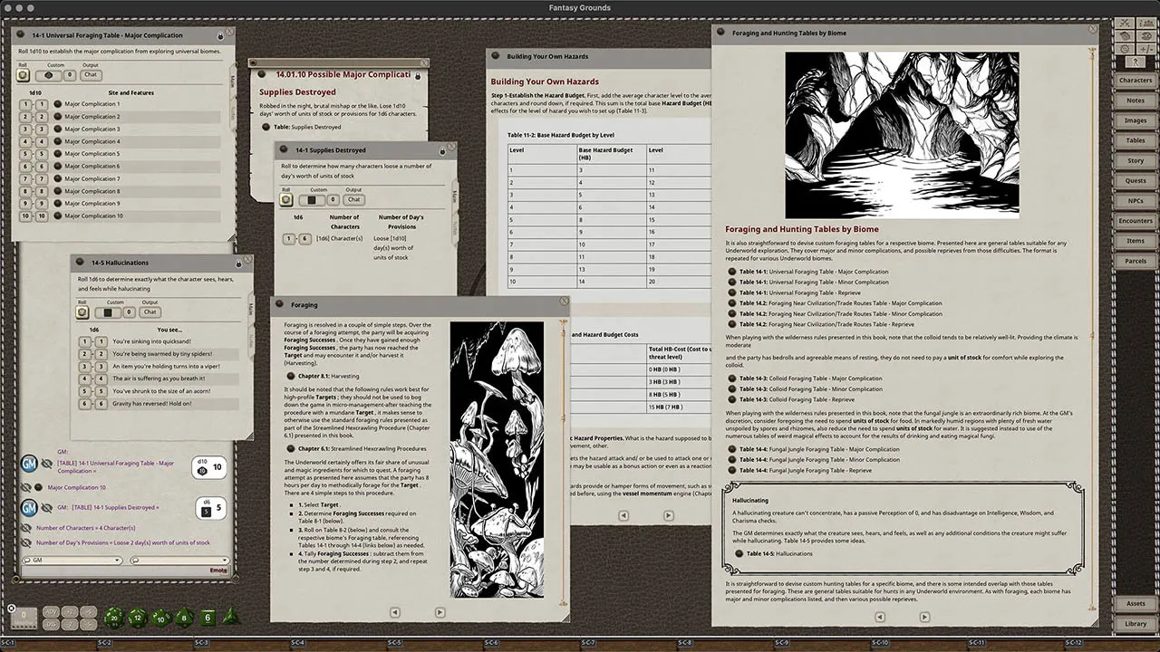 Fantasy Grounds - Survivalist's Guide to Spelunking Screenshot 4