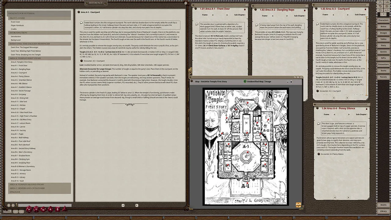 Fantasy Grounds - Dungeon Crawl Classics Lankhmar #4: Violence for Votishal Screenshot 4