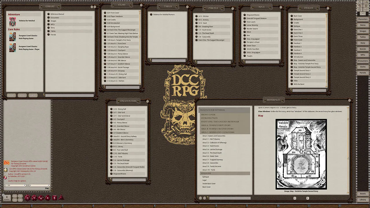 Fantasy Grounds - Dungeon Crawl Classics Lankhmar #4: Violence for Votishal Screenshot 1