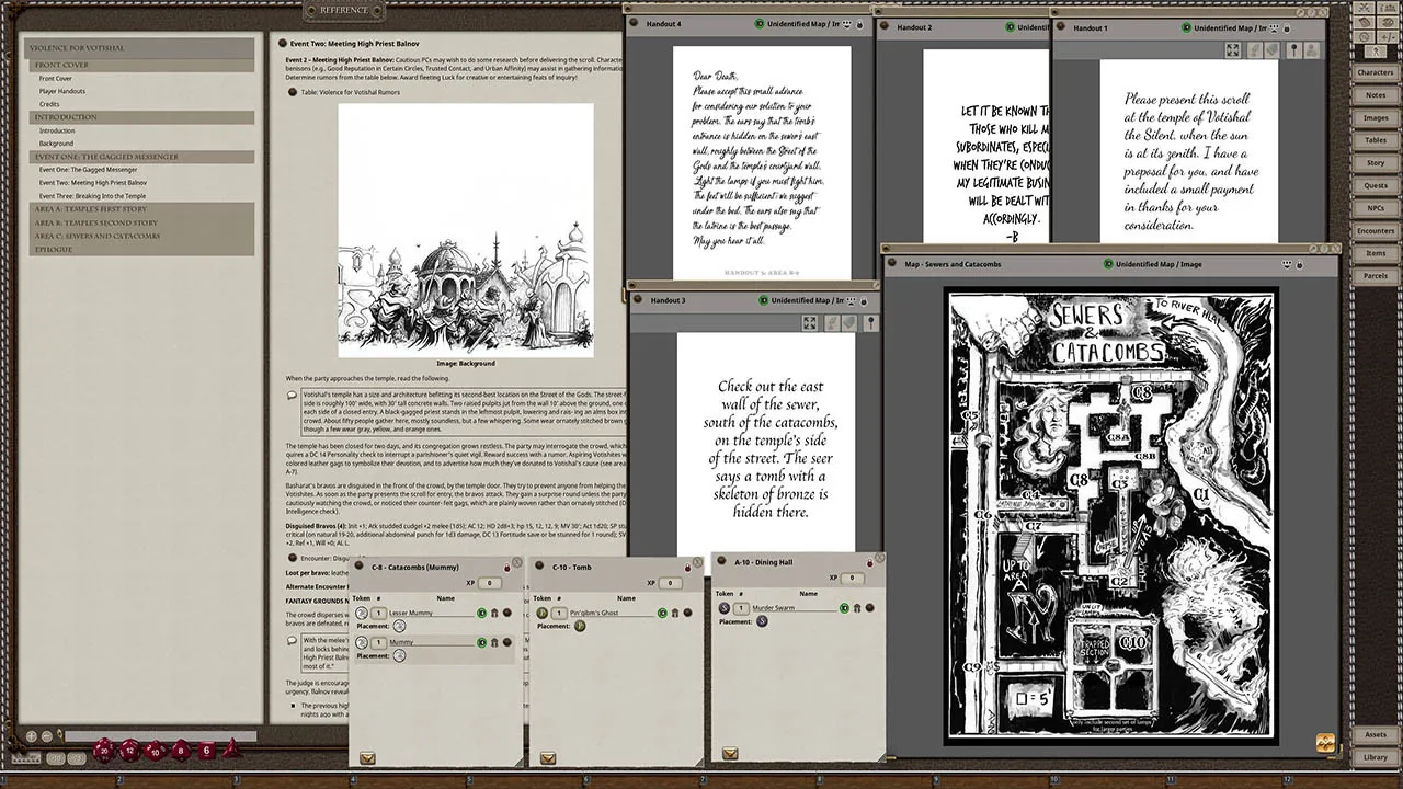Fantasy Grounds - Dungeon Crawl Classics Lankhmar #4: Violence for Votishal Screenshot 0