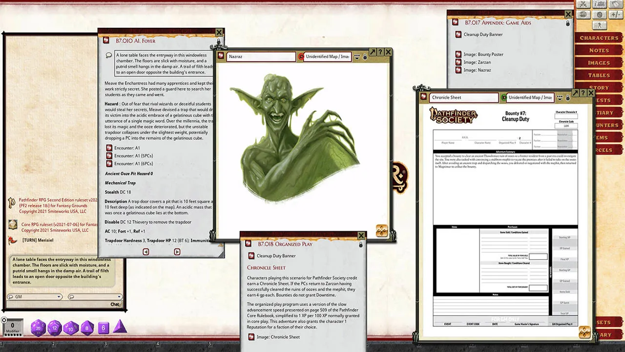 Fantasy Grounds - Pathfinder 2 RPG - Pathfinder Bounty #7: Cleanup Duty Screenshot 4