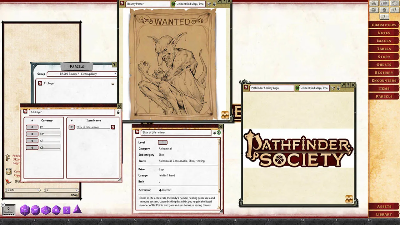 Fantasy Grounds - Pathfinder 2 RPG - Pathfinder Bounty #7: Cleanup Duty Screenshot 3