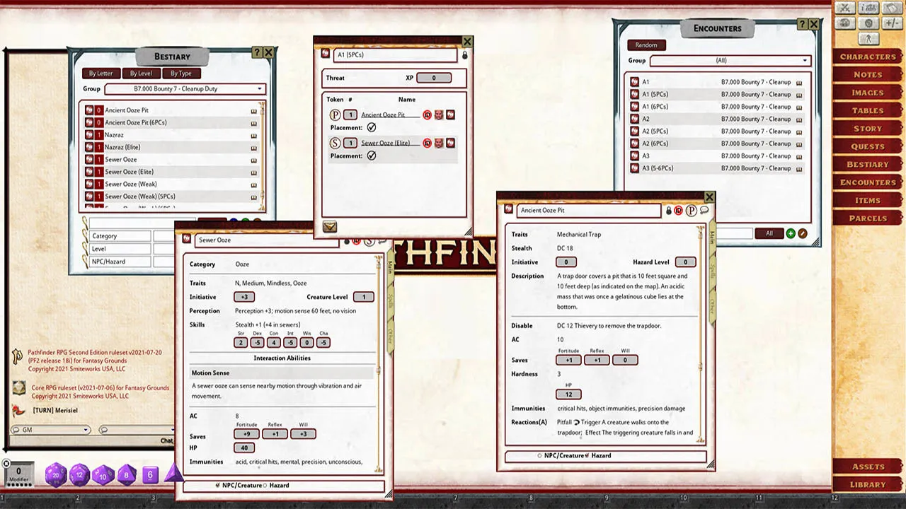 Fantasy Grounds - Pathfinder 2 RPG - Pathfinder Bounty #7: Cleanup Duty Screenshot 2