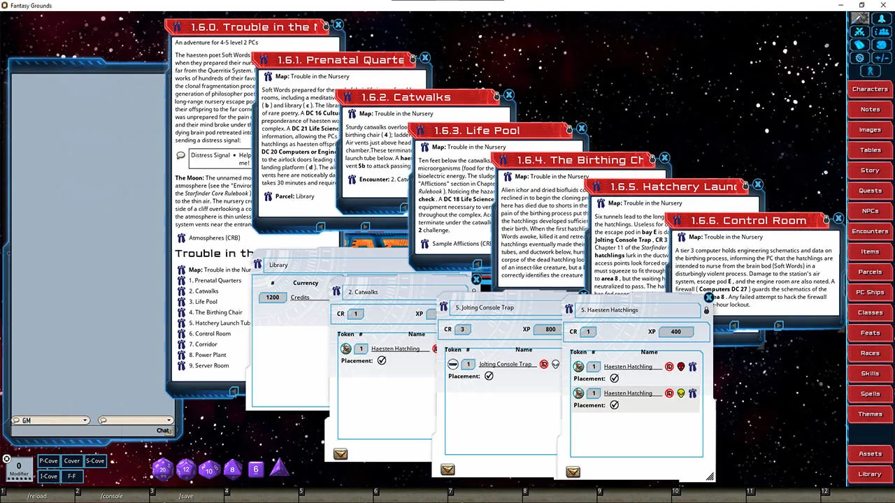 Fantasy Grounds - Star System Set: Querritix (FULL SET) Screenshot 2