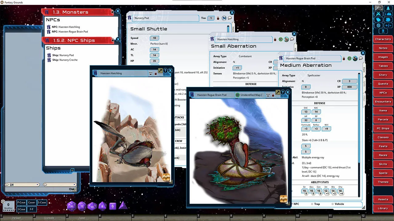 Fantasy Grounds - Star System Set: Querritix (FULL SET) Screenshot 1