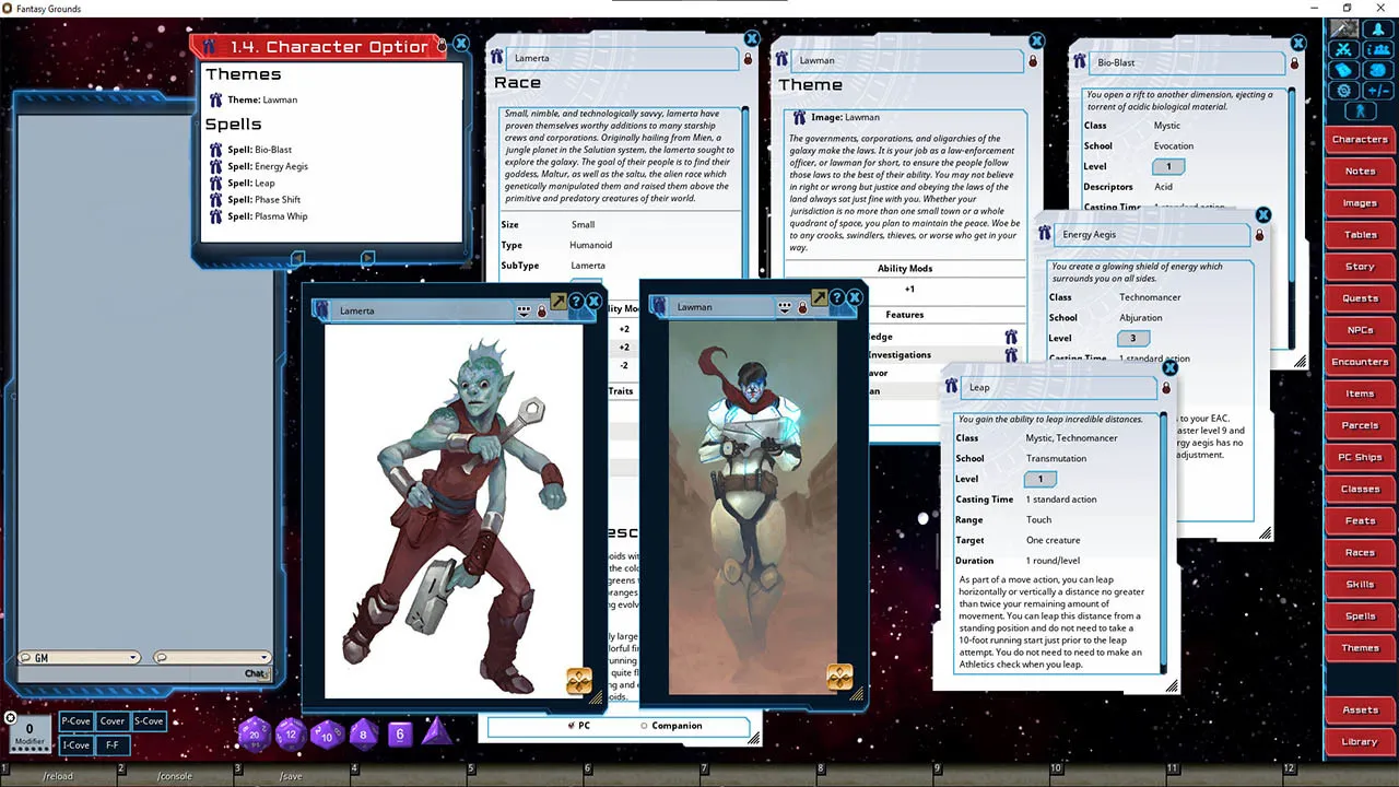 Fantasy Grounds - Star System Set: Salutian (FULL SET) Screenshot 3