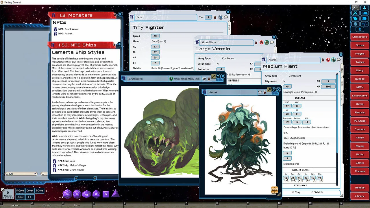 Fantasy Grounds - Star System Set: Salutian (FULL SET) Screenshot 1