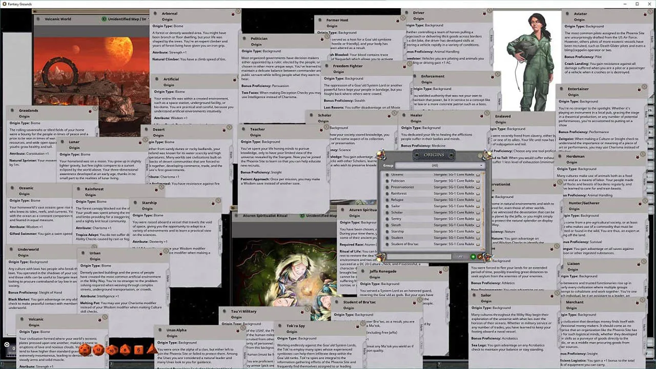 Fantasy Grounds - Stargate SG-1 Roleplaying Game Ruleset Screenshot 0