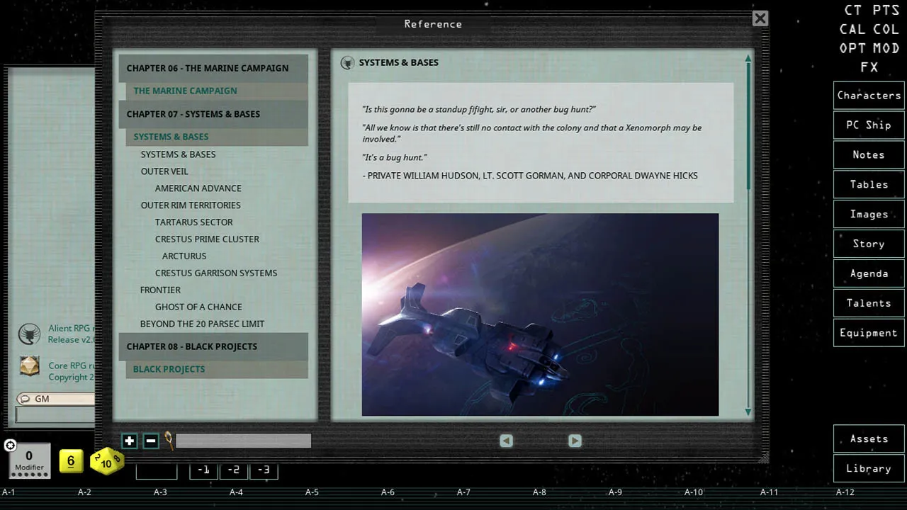 Fantasy Grounds - Colonial Marines Operations Manual Screenshot 3