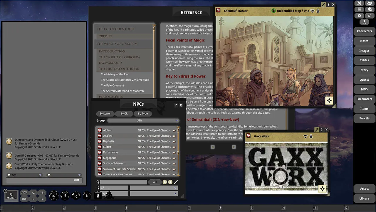 Fantasy Grounds - Eye of Chentoufi Screenshot 0