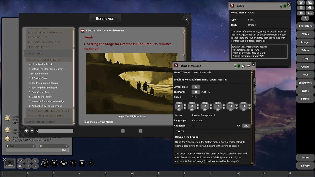 Fantasy Grounds - Eye of Chentoufi Screenshot 4