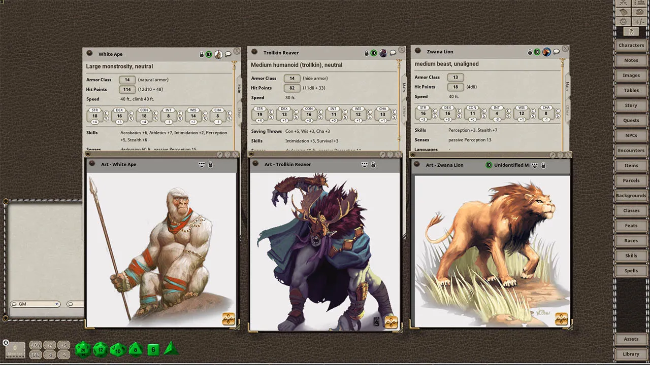 Fantasy Grounds - Southlands Worldbook for 5th Edition Screenshot 1