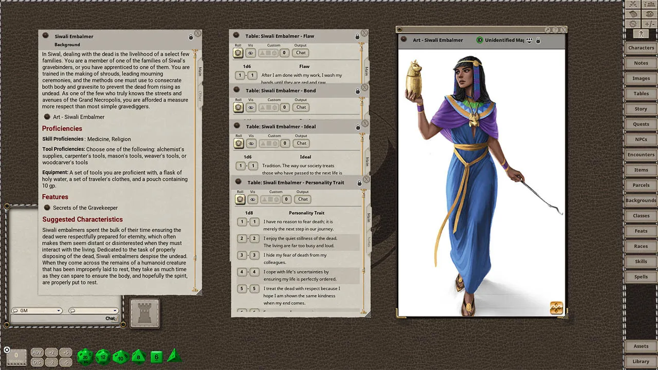 Fantasy Grounds - Southlands Player's Guide for 5th Edition Screenshot 1