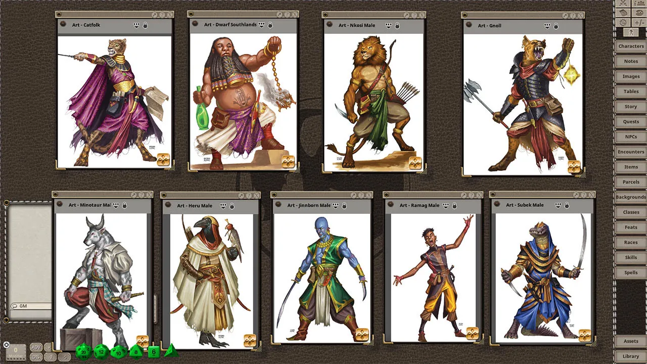 Fantasy Grounds - Southlands Player's Guide for 5th Edition Screenshot 5
