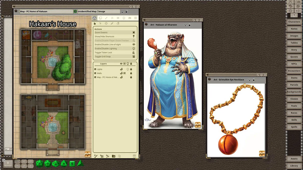 Fantasy Grounds - City of Cats for 5th Edition Screenshot 3
