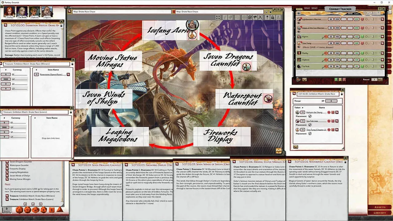Fantasy Grounds - Pathfinder 2 RPG - Fists of the Ruby Phoenix AP 2: Ready? Fight! Screenshot 4