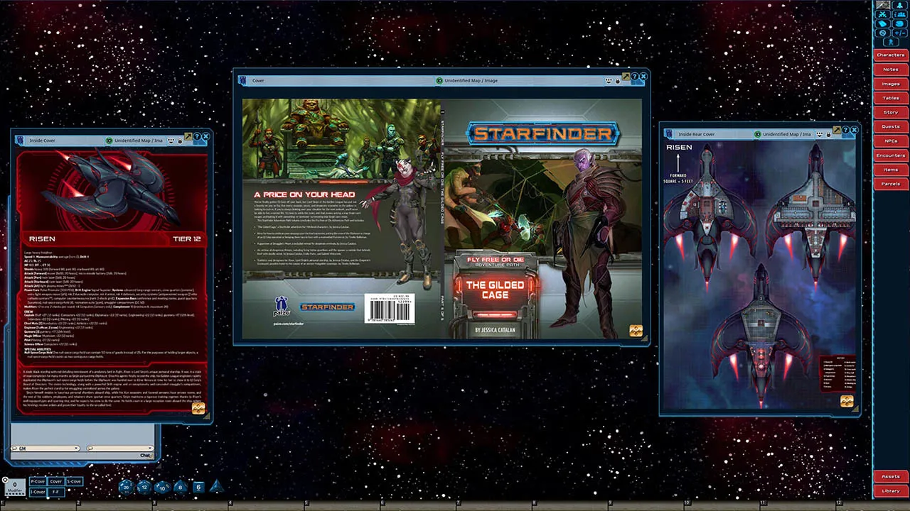 Fantasy Grounds - Starfinder RPG - Starfinder Adventure Path #39: The Gilded Cage (Fly Free or Die 6 of 6) Screenshot 1