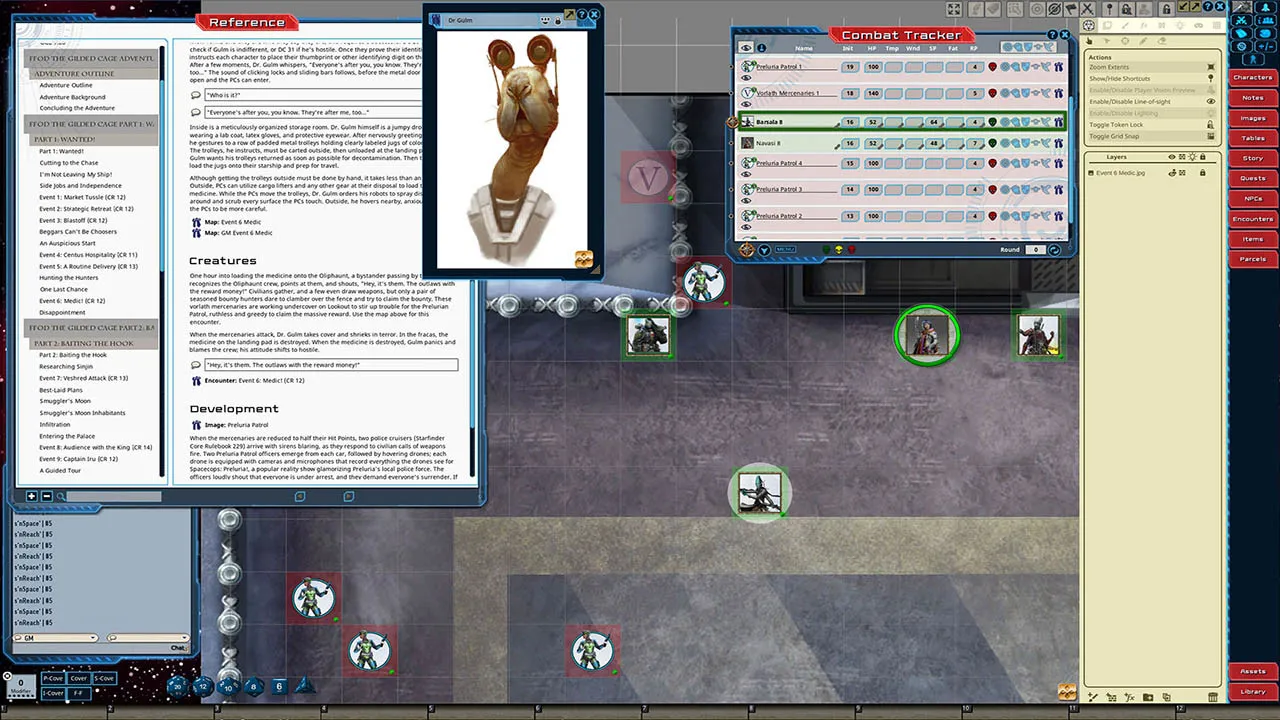 Fantasy Grounds - Starfinder RPG - Starfinder Adventure Path #39: The Gilded Cage (Fly Free or Die 6 of 6) Screenshot 4