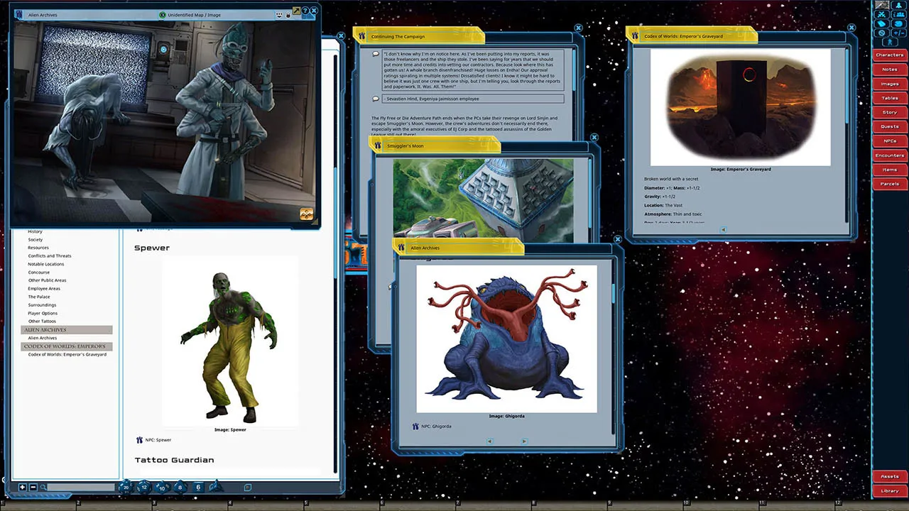 Fantasy Grounds - Starfinder RPG - Starfinder Adventure Path #39: The Gilded Cage (Fly Free or Die 6 of 6) Screenshot 3