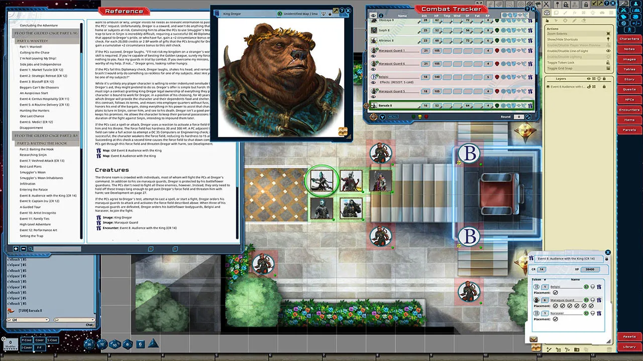 Fantasy Grounds - Starfinder RPG - Starfinder Adventure Path #39: The Gilded Cage (Fly Free or Die 6 of 6) Screenshot 5