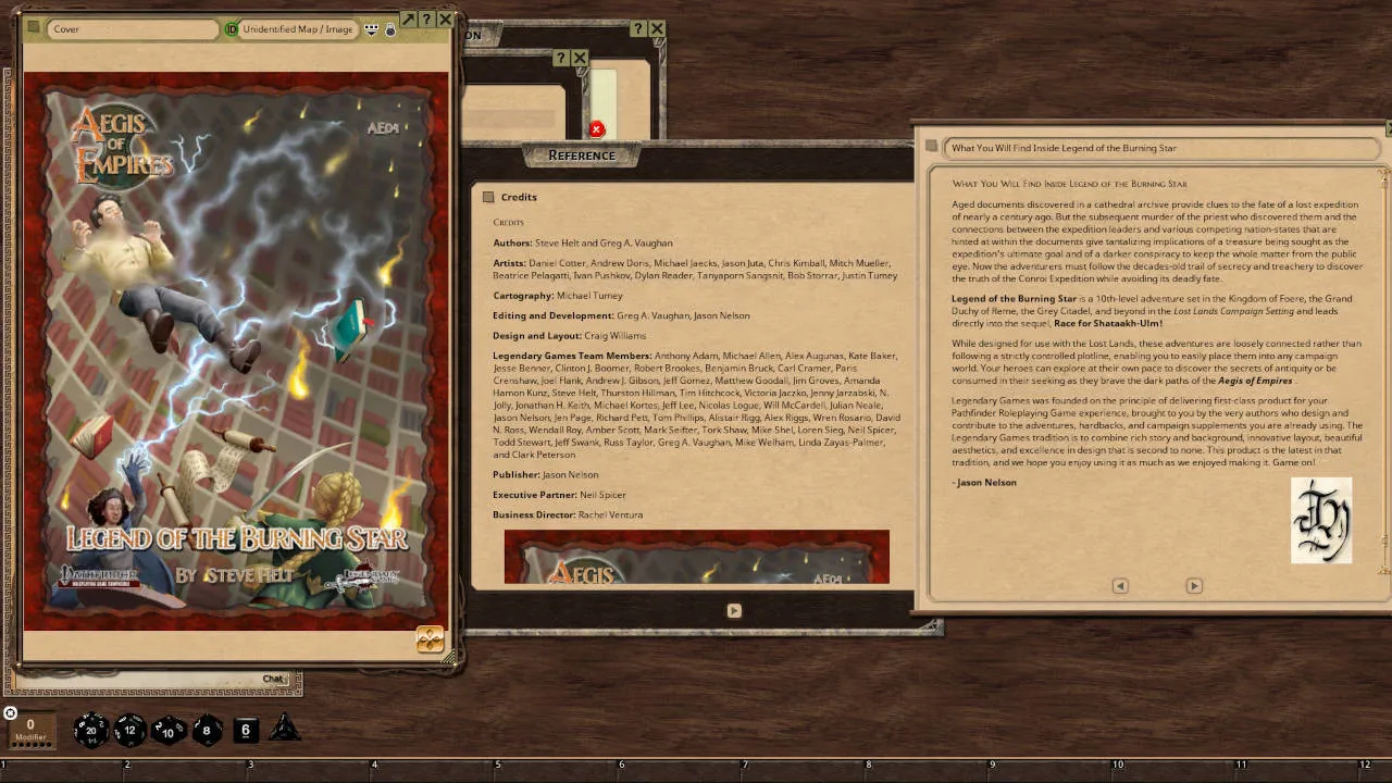 Fantasy Grounds - Aegis of Empires 4: Legend of the Burning Star (Pathfinder 1E) Screenshot 3