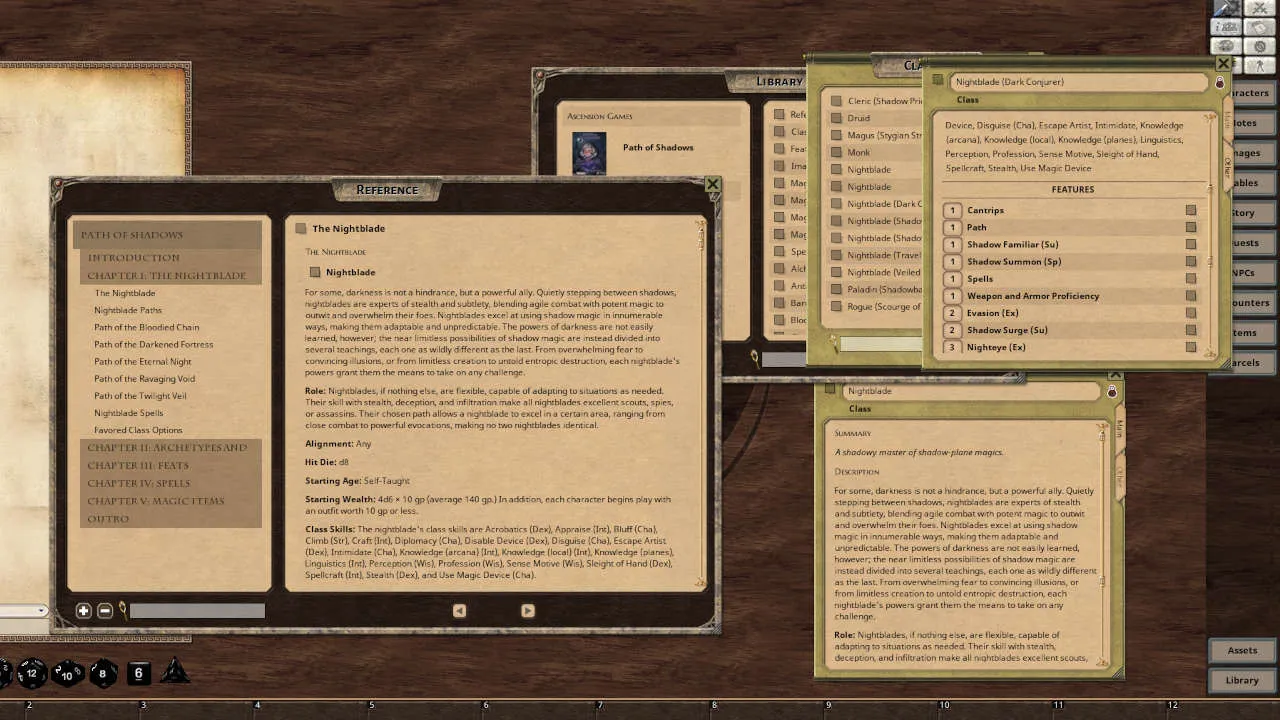 Fantasy Grounds - Path of Shadows Screenshot 0