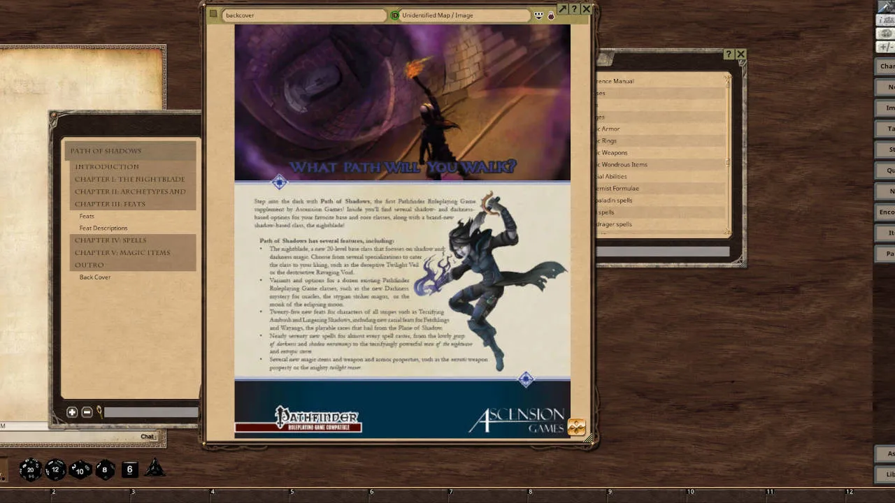 Fantasy Grounds - Path of Shadows Screenshot 5