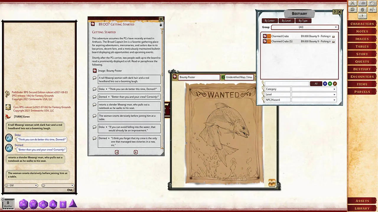 Fantasy Grounds - Pathfinder 2 RPG - Pathfinder Bounty #9: Fishing in Anthusis Screenshot 3
