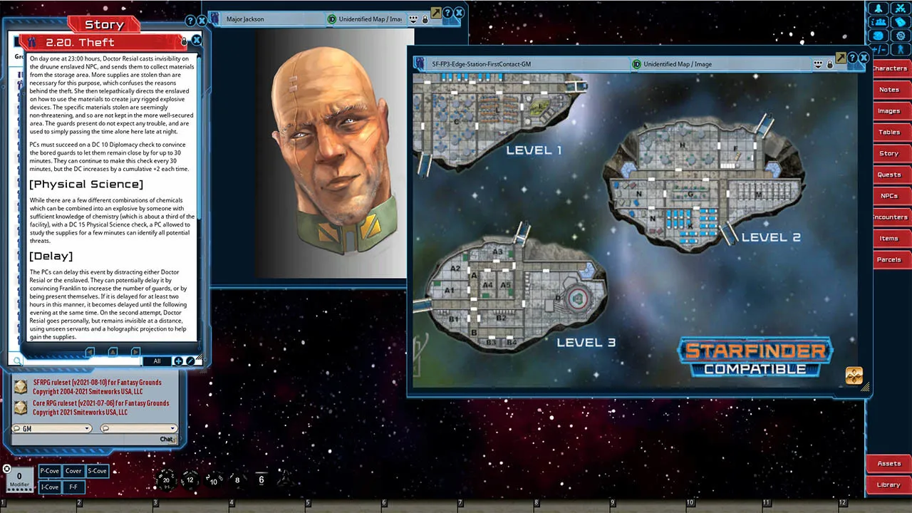 Fantasy Grounds - Future's Past: First Contact (3 of 5) Screenshot 0