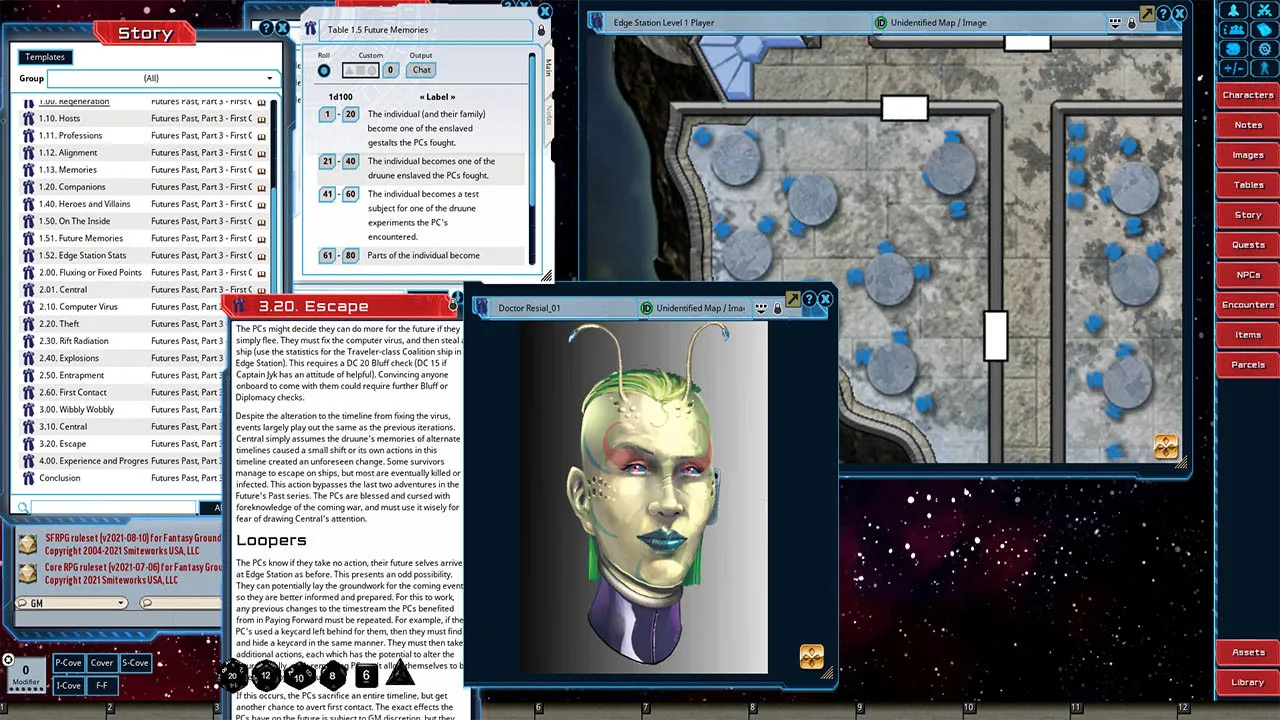 Fantasy Grounds - Future's Past: First Contact (3 of 5) Screenshot 2
