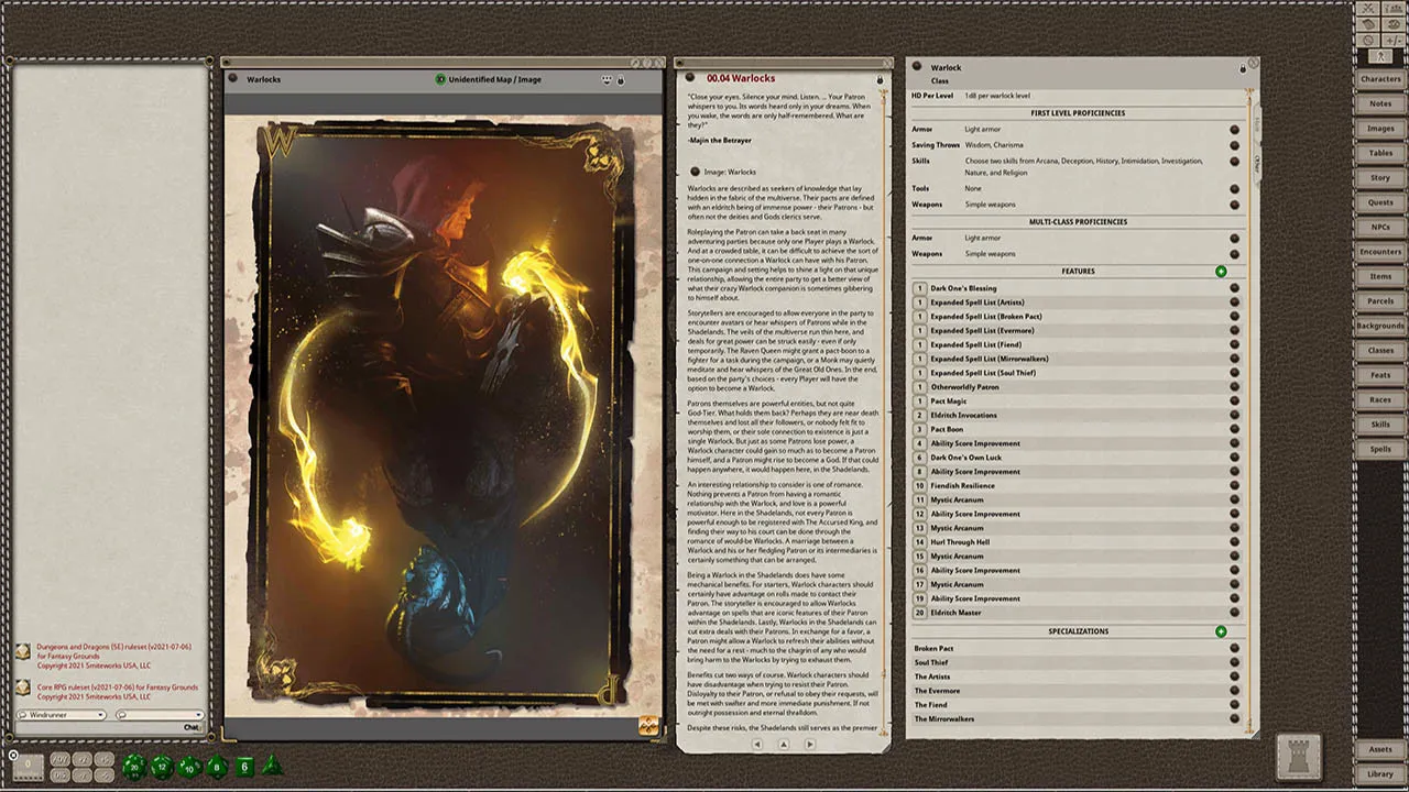 Fantasy Grounds - The Red Opera: The Last Days of the Warlock Screenshot 3