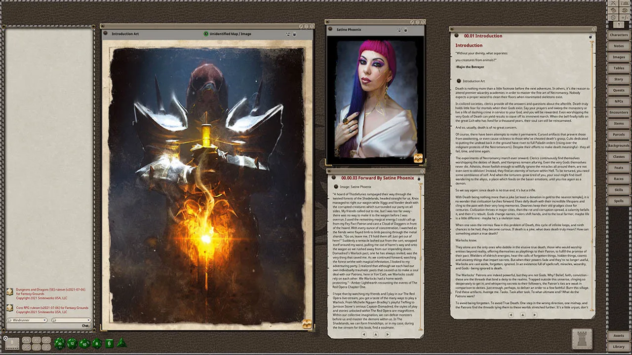 Fantasy Grounds - The Red Opera: The Last Days of the Warlock Screenshot 1