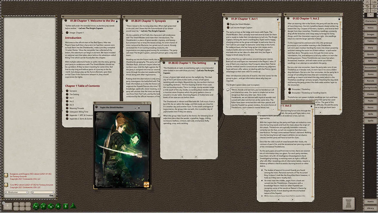 Fantasy Grounds - The Red Opera: The Last Days of the Warlock Screenshot 2