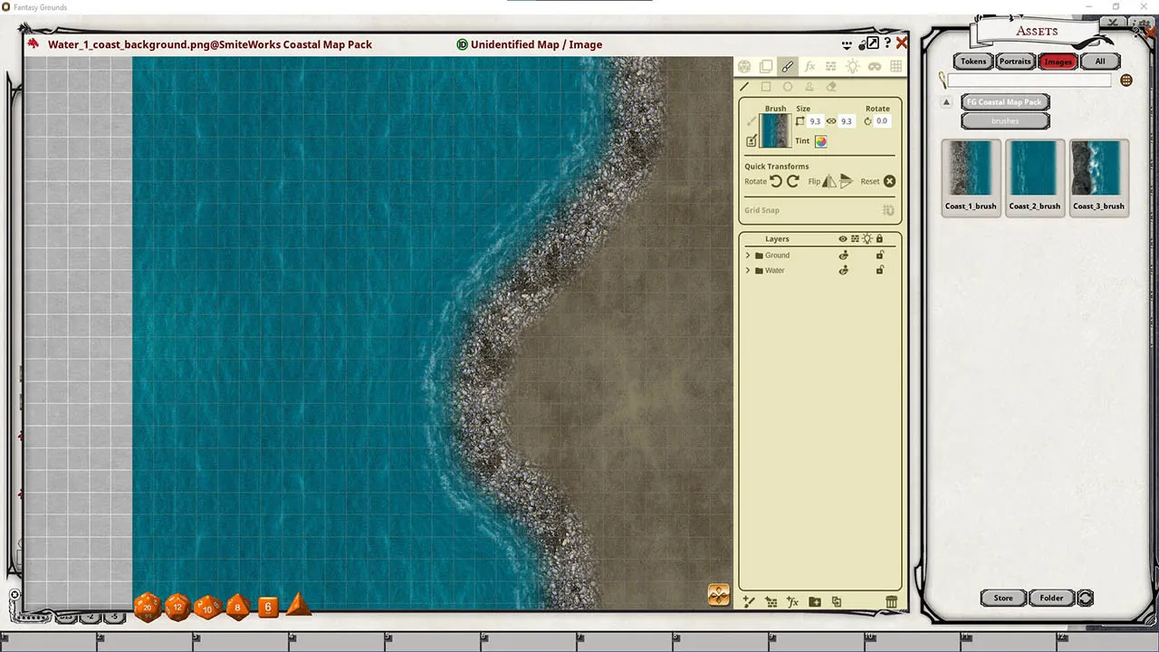 Fantasy Grounds - FG Coastal Map pack Screenshot 0