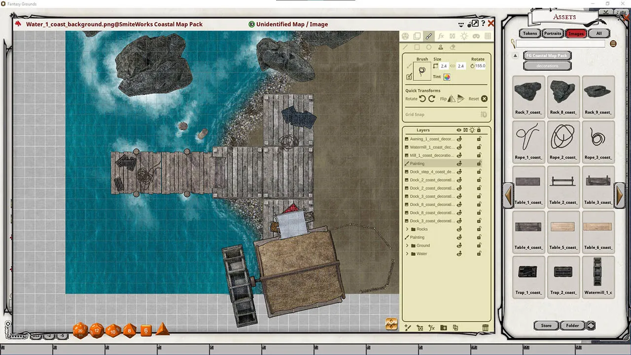 Fantasy Grounds - FG Coastal Map pack Screenshot 2