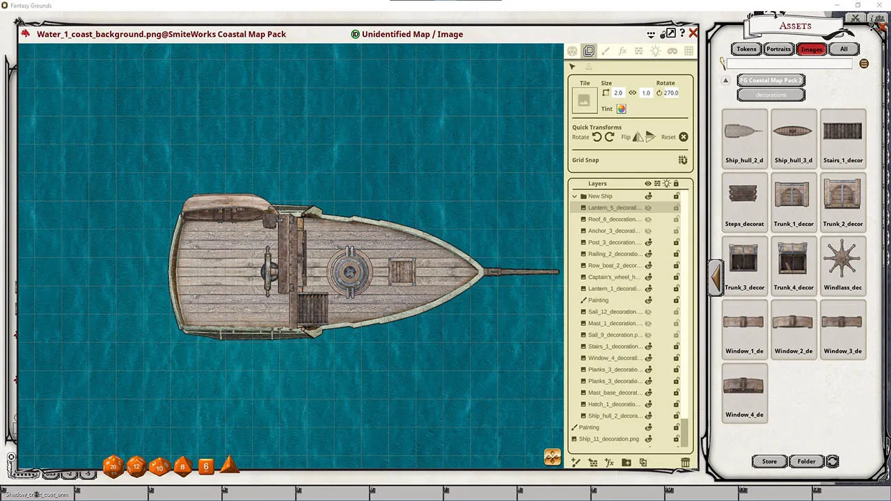 Fantasy Grounds - FG Coastal Map Pack 2 Screenshot 1