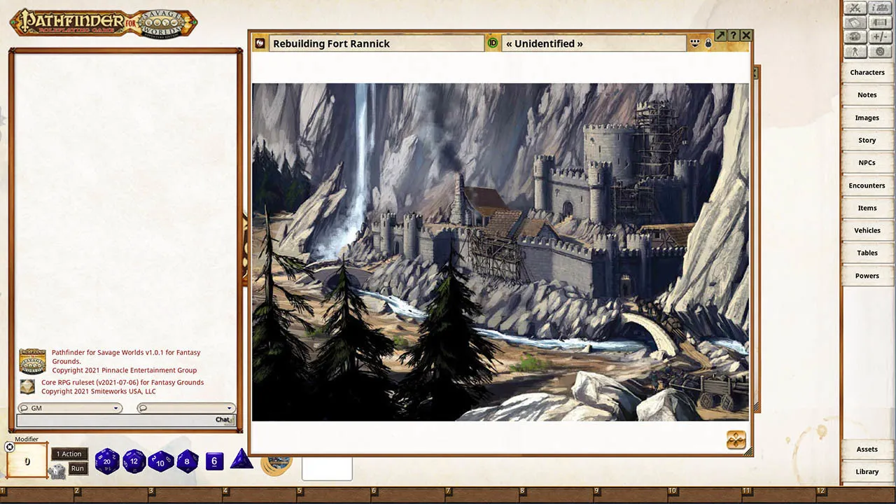 Fantasy Grounds - Pathfinder(R) for Savage Worlds: Rise of the Runelords! Book 3 - The Hook Mountain Massacre Screenshot 4