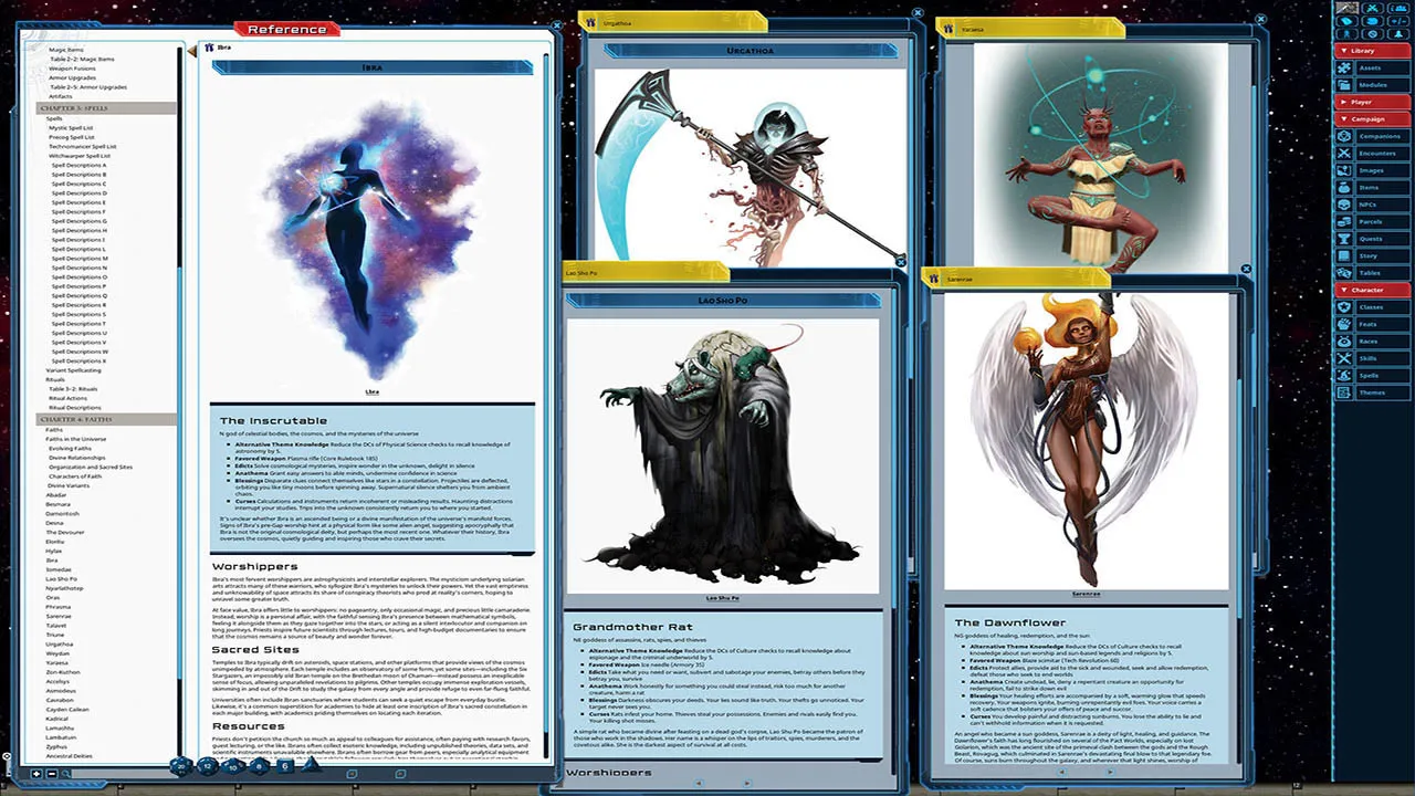 Fantasy Grounds - Starfinder Galactic Magic Screenshot 1