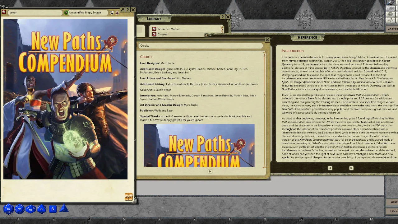 Fantasy Grounds - New Paths Compendium - Expanded Edition Screenshot 4