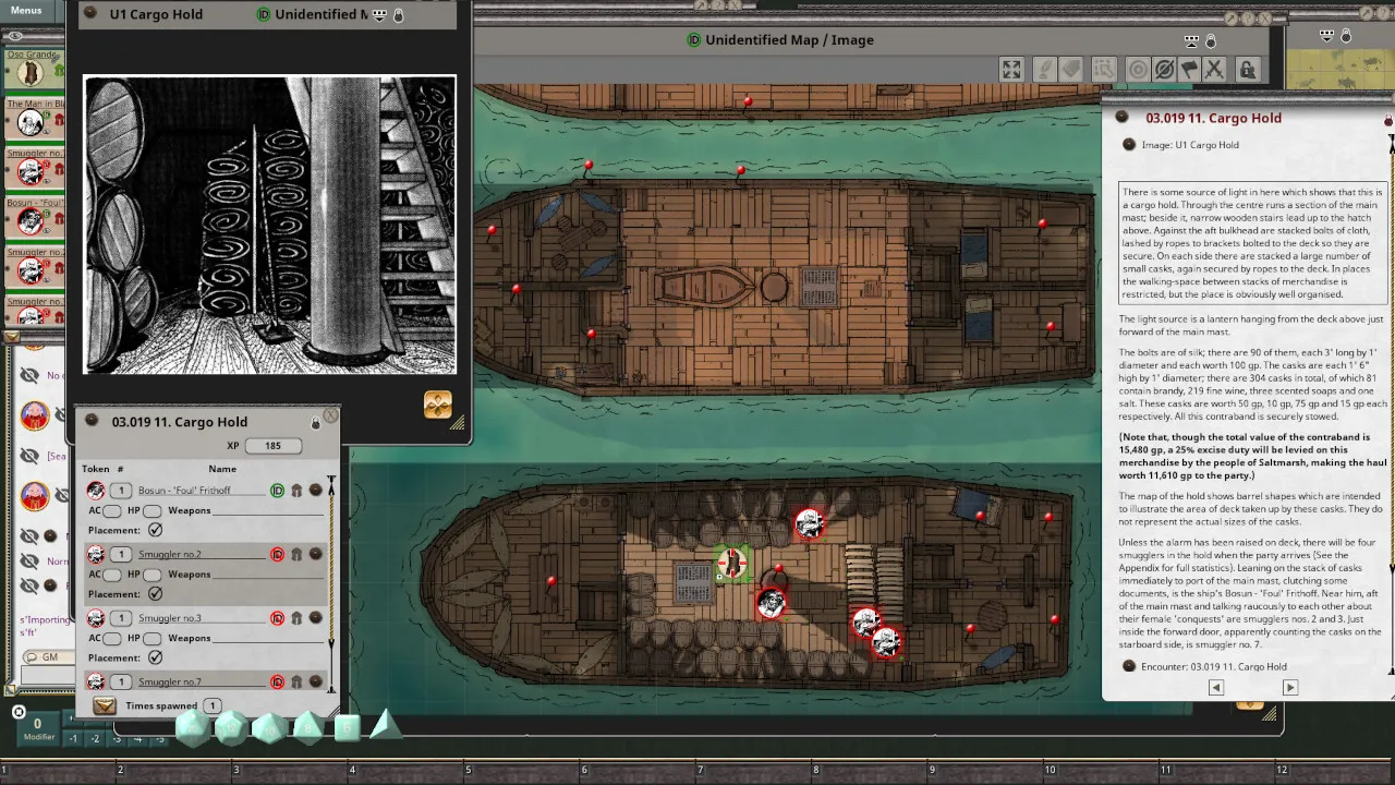 Fantasy Grounds - D&D Classics: U1 The Sinister Secret of Saltmarsh (1E) Screenshot 4