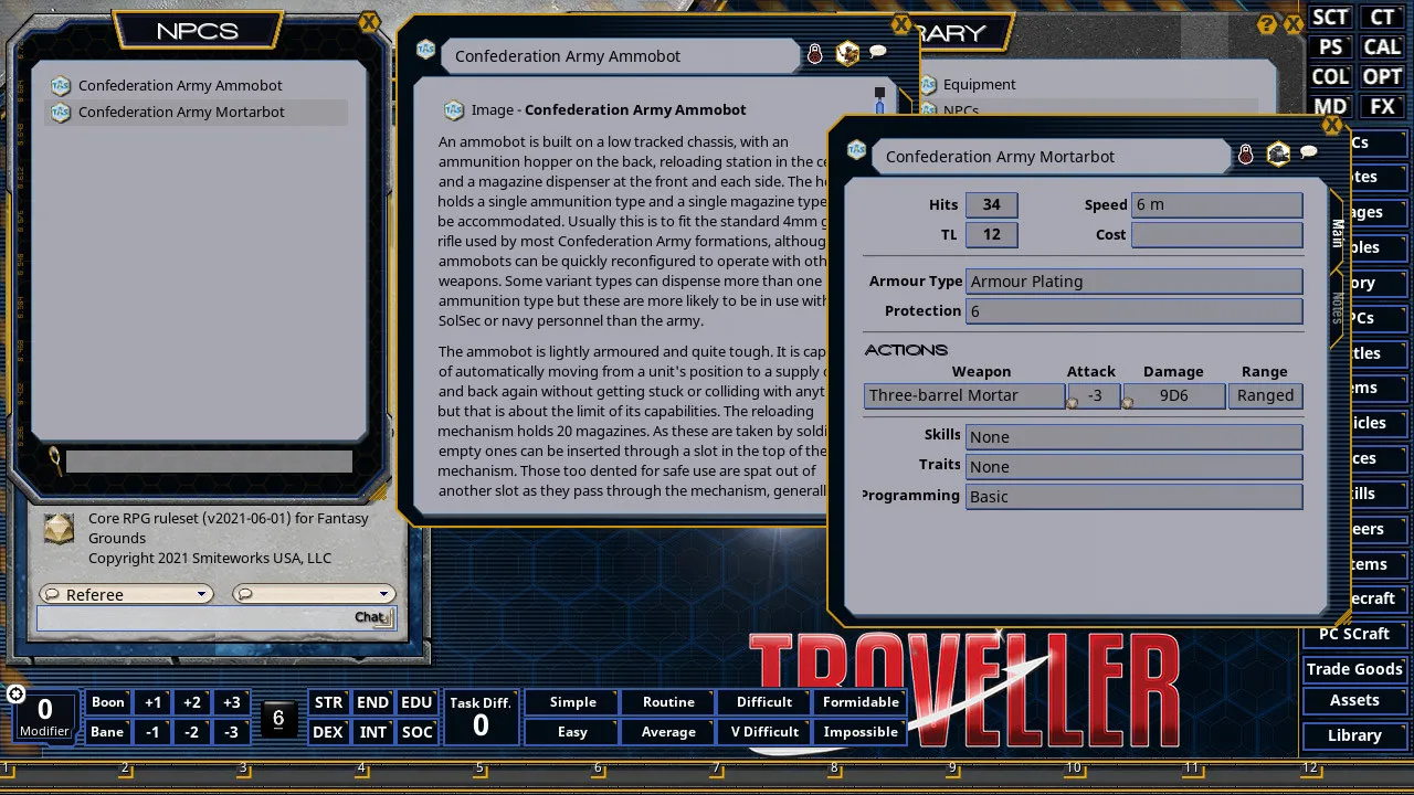 Fantasy Grounds - Aliens of Charted Space Volume 2 Screenshot 3