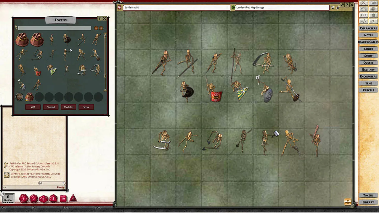 Fantasy Grounds - Skeleton Horde - Token Pack Screenshot 1