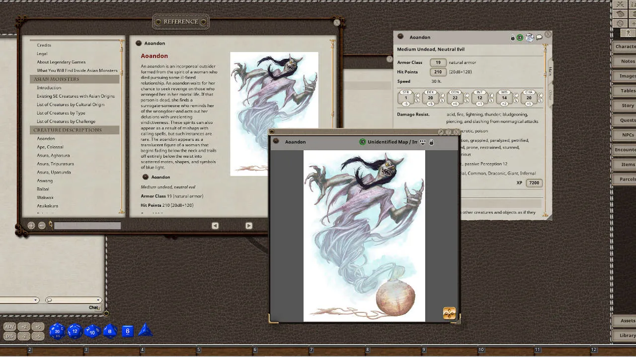 Fantasy Grounds - Asian Monsters Screenshot 2