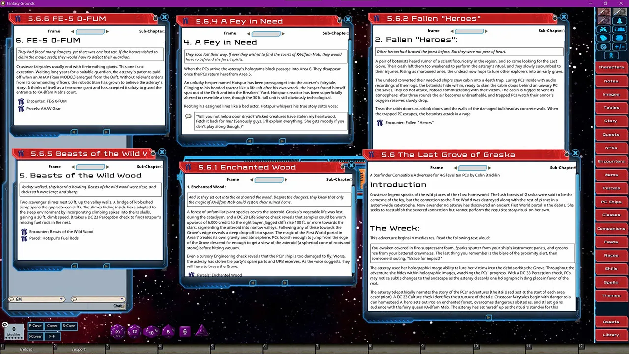 Fantasy Grounds - Star System Set: Frentellis B "The Breaker's Yard" (FULL SET) Screenshot 2