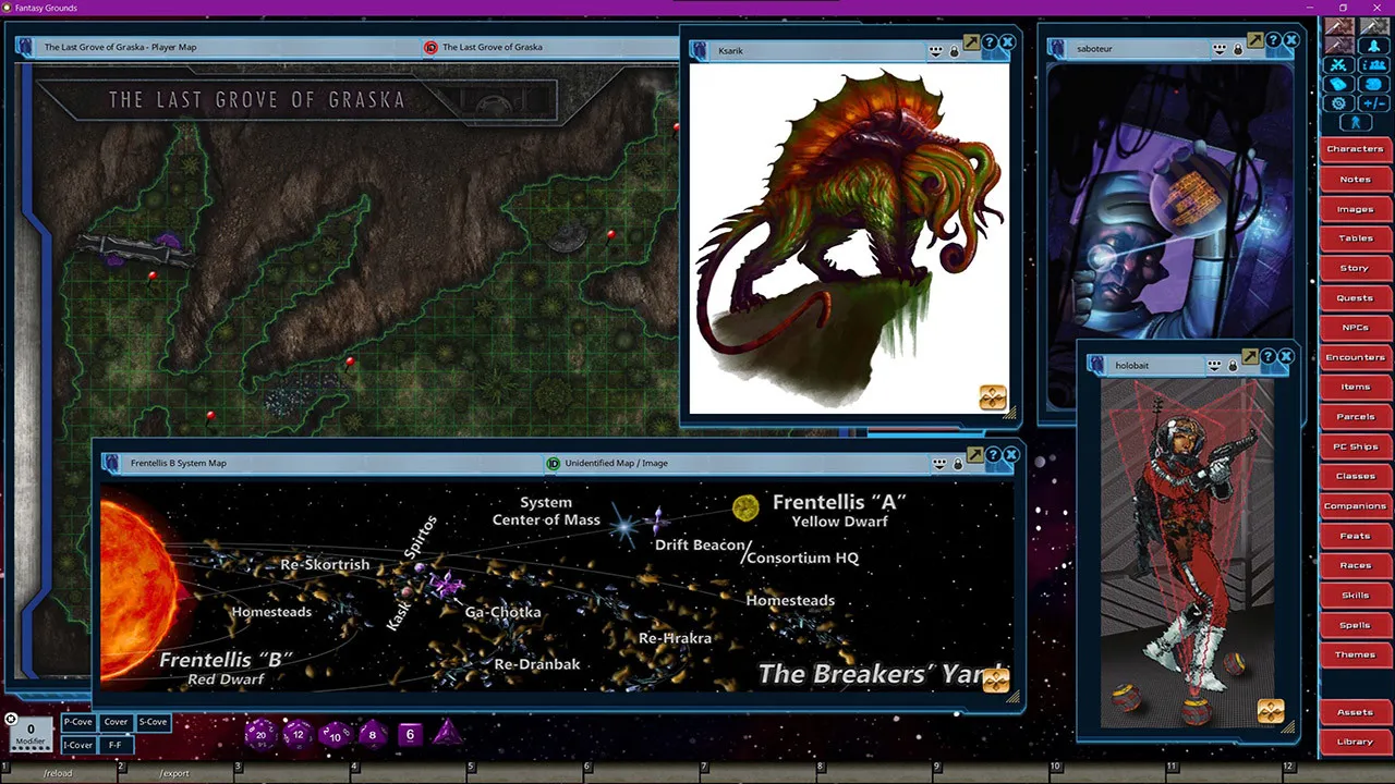 Fantasy Grounds - Star System Set: Frentellis B "The Breaker's Yard" (FULL SET) Screenshot 3