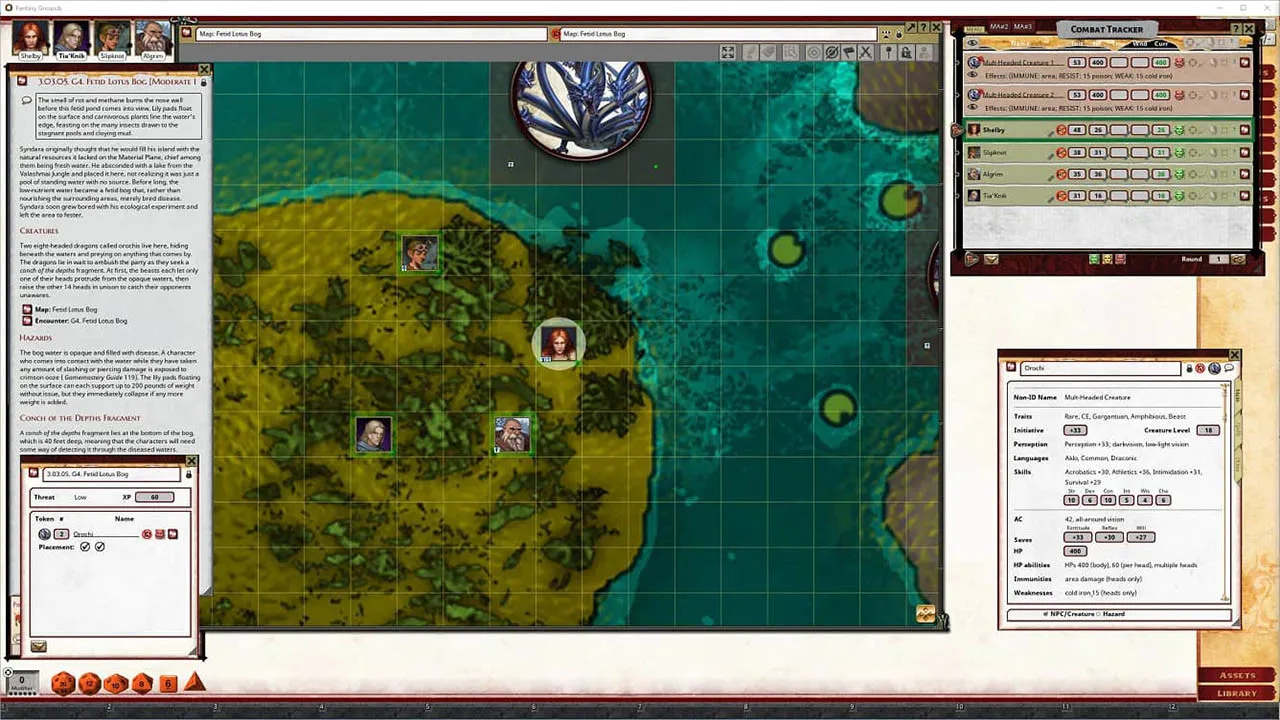 Fantasy Grounds - Pathfinder 2 RPG - Fists of the Ruby Phoenix AP 3: King of the Mountain Screenshot 6