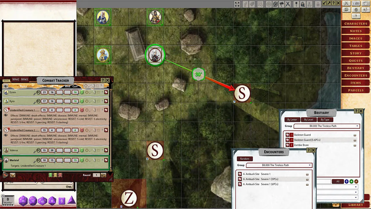 Fantasy Grounds - Pathfinder 2 RPG - Pathfinder Bounty #8: The Tireless Path Screenshot 3