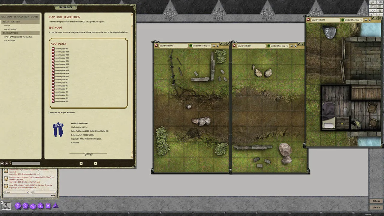 Fantasy Grounds - Pathfinder RPG - GameMastery Map Pack: Countryside Screenshot 3